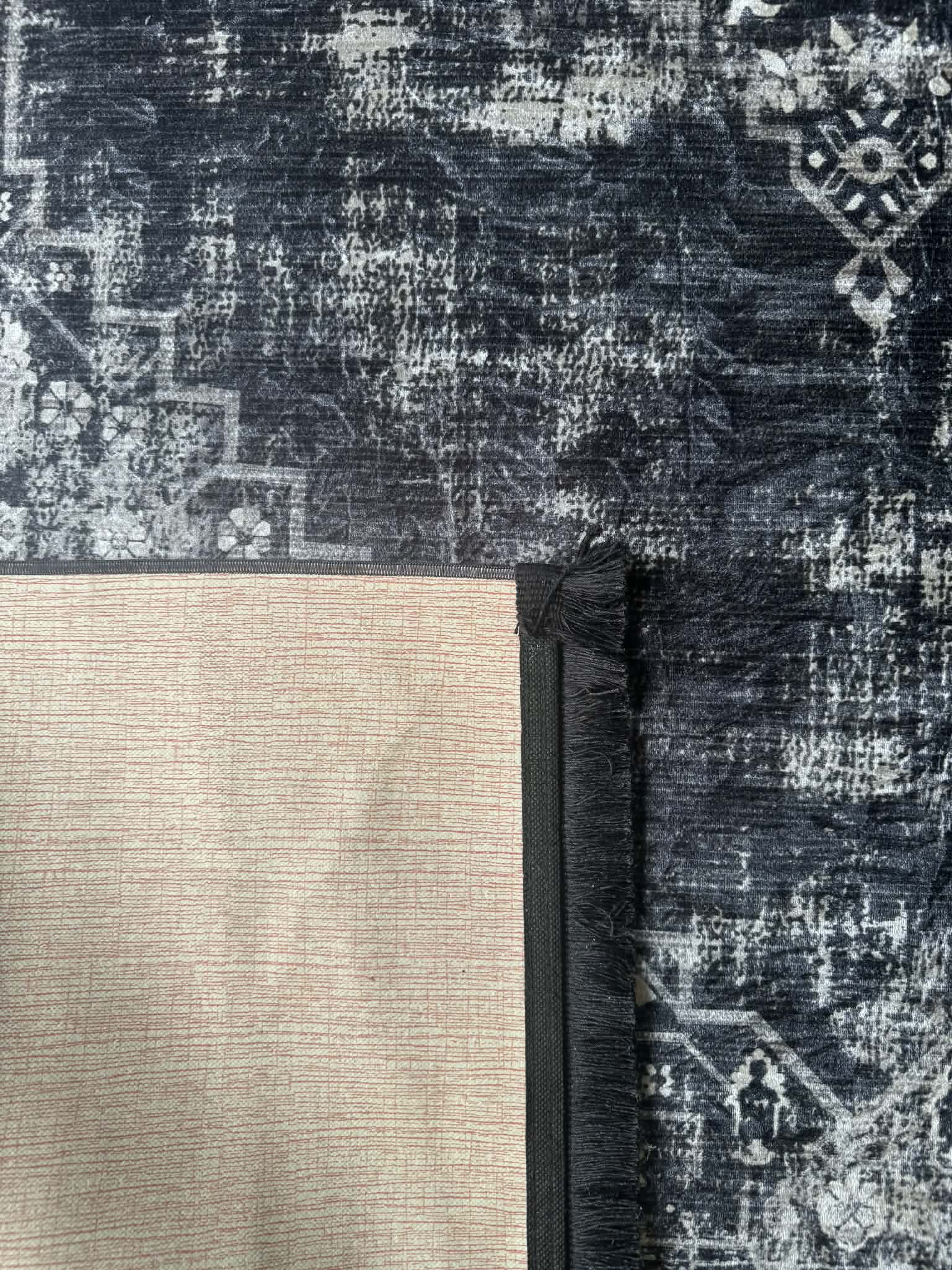 Noir Heritage Vintage Rug (Machine Washable) 150x230