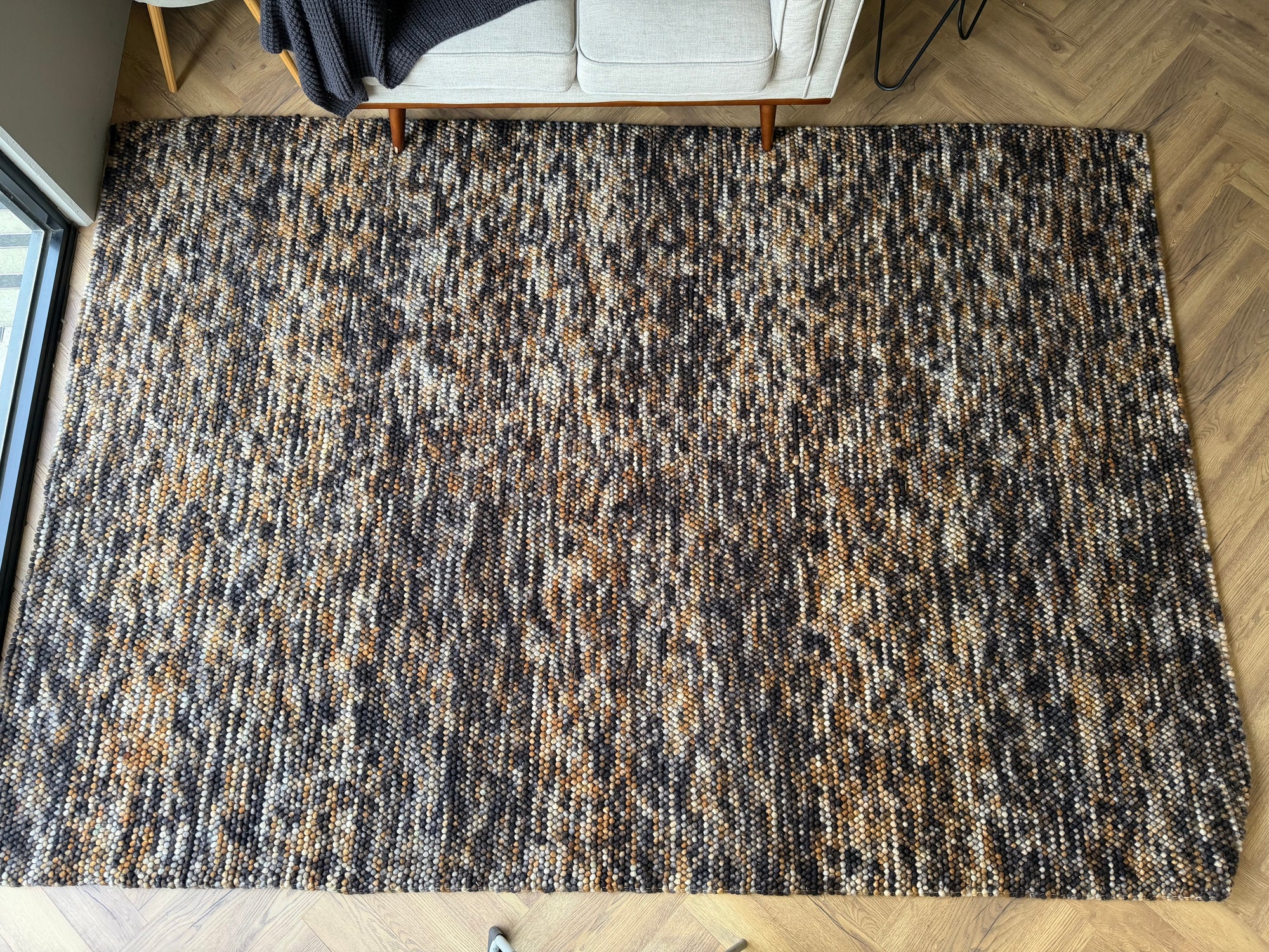 Torren Charcoal 230 x 330 cm Multi Wool Rug
