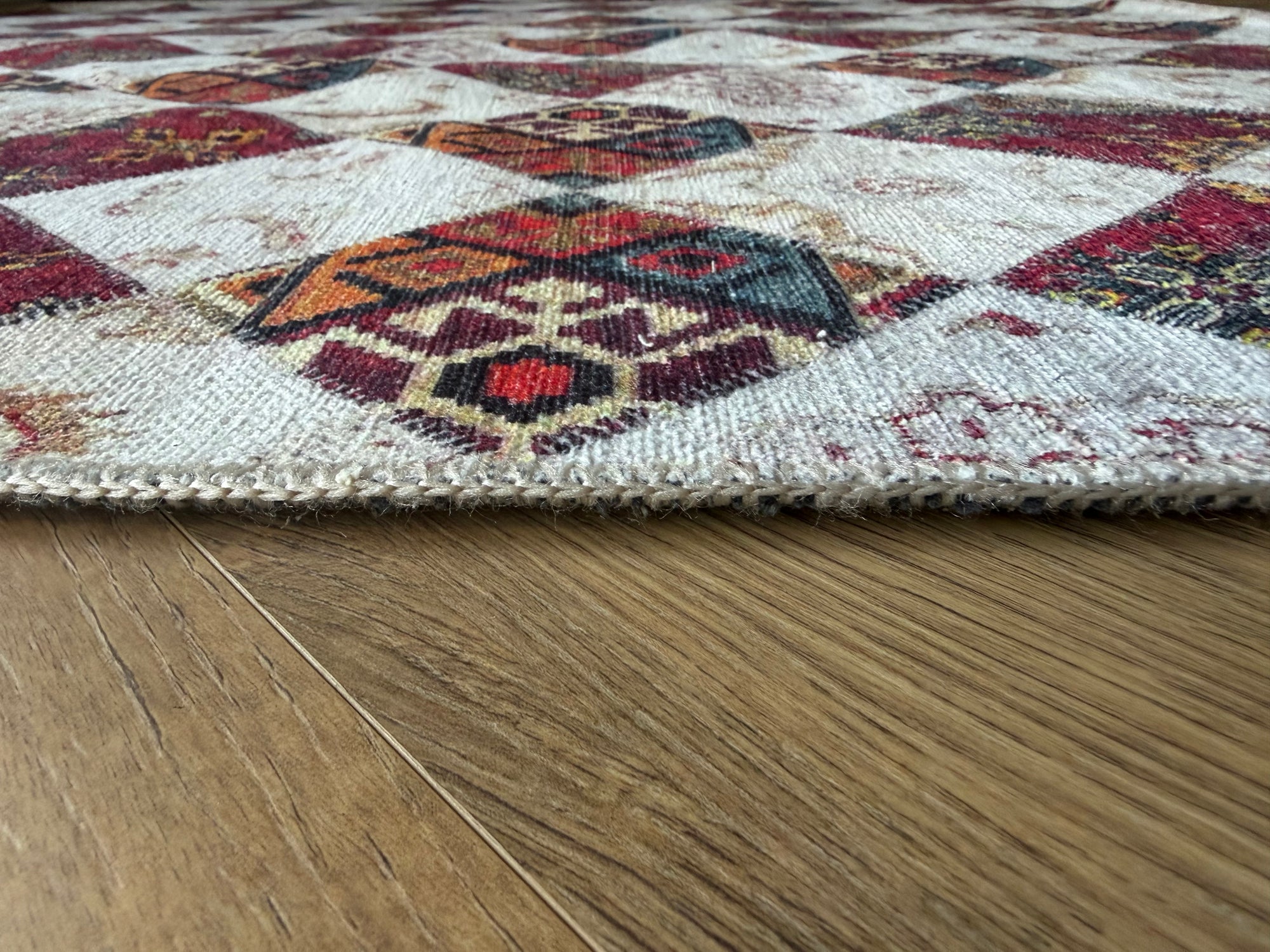 Cozy Nomad Patchwork Washable Rug