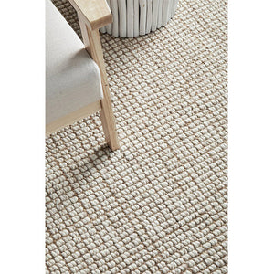 Arabelle Beige Wool Rug