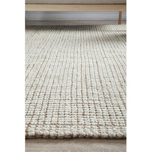 Arabelle Beige Wool Rug