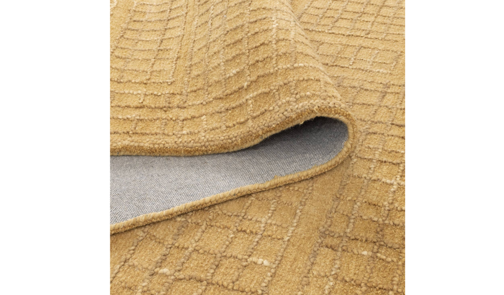 Abbie Citron Checkered Woven Wool Rug