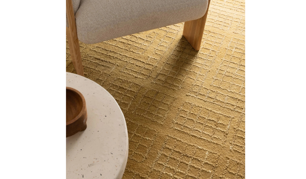 Abbie Citron Checkered Woven Wool Rug
