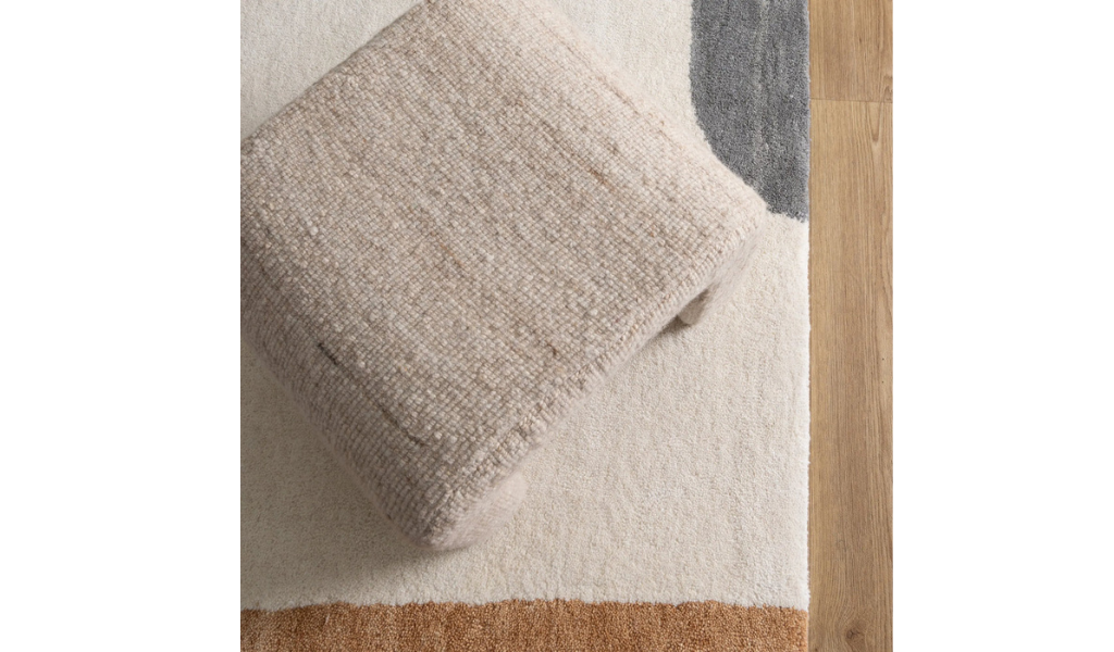 Isla Multi Abstract Geometric Wool Rug