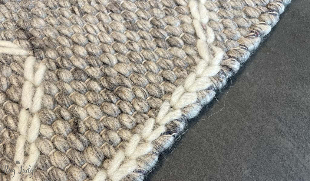 Essence Arabesque Beige Silver Wool Rug