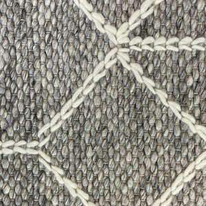 Essence Arabesque Beige Silver Wool Rug