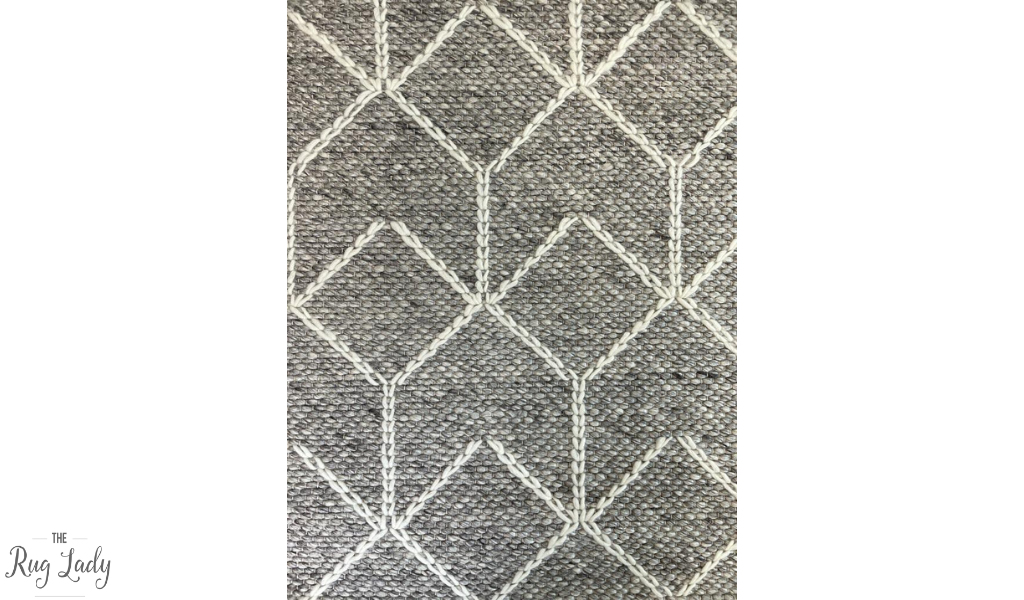 Essence Arabesque Beige Silver Wool Rug