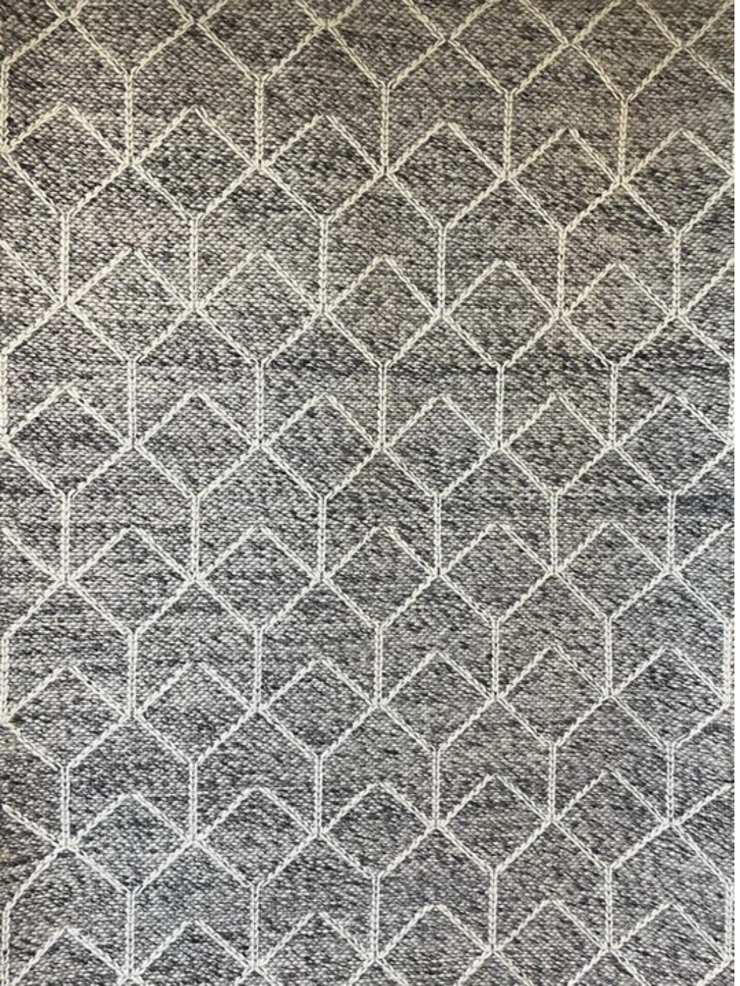 Essence Arabesque Grey Wool Rug