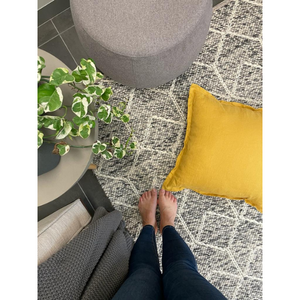 Essence Arabesque Grey Wool Rug