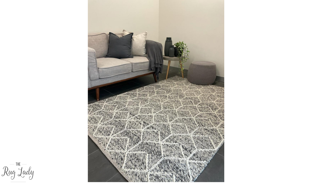 Essence Arabesque Grey Wool Rug
