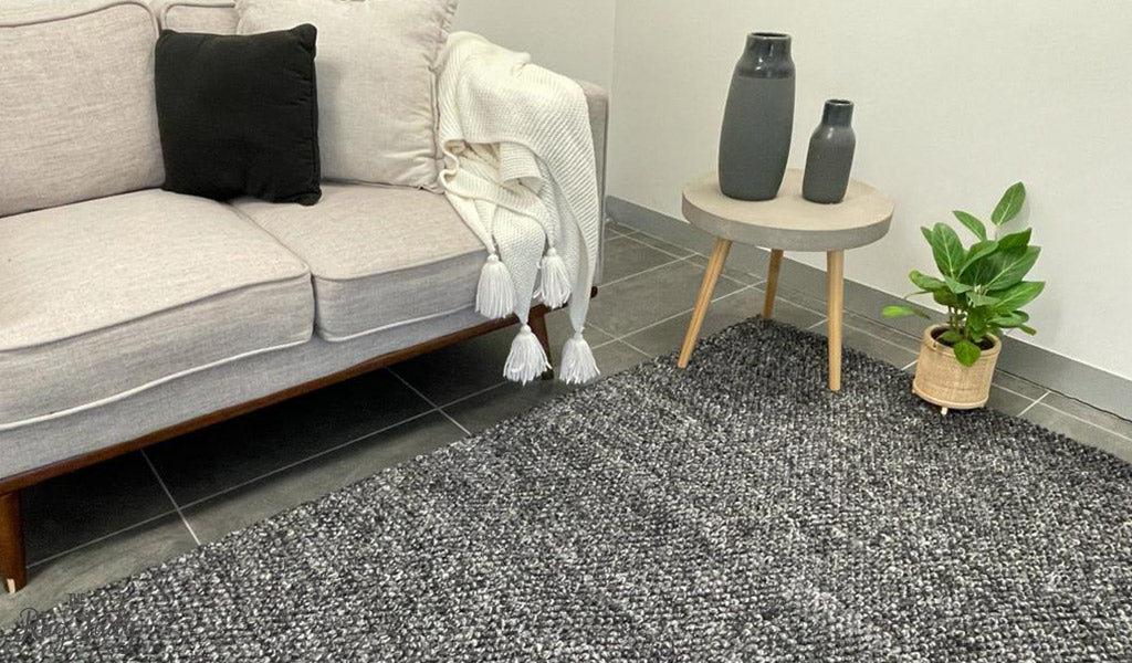 Avani Charcoal Loop Rug