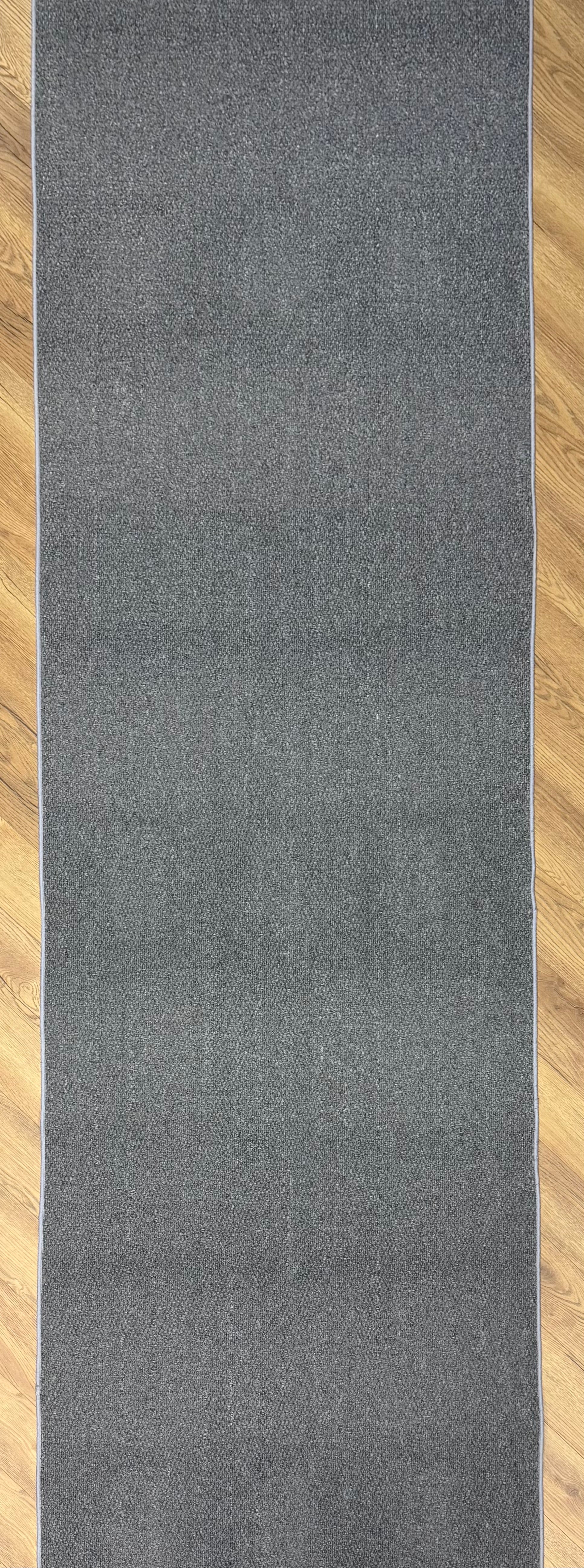 Vela Charcoal Grey Hallway Runner