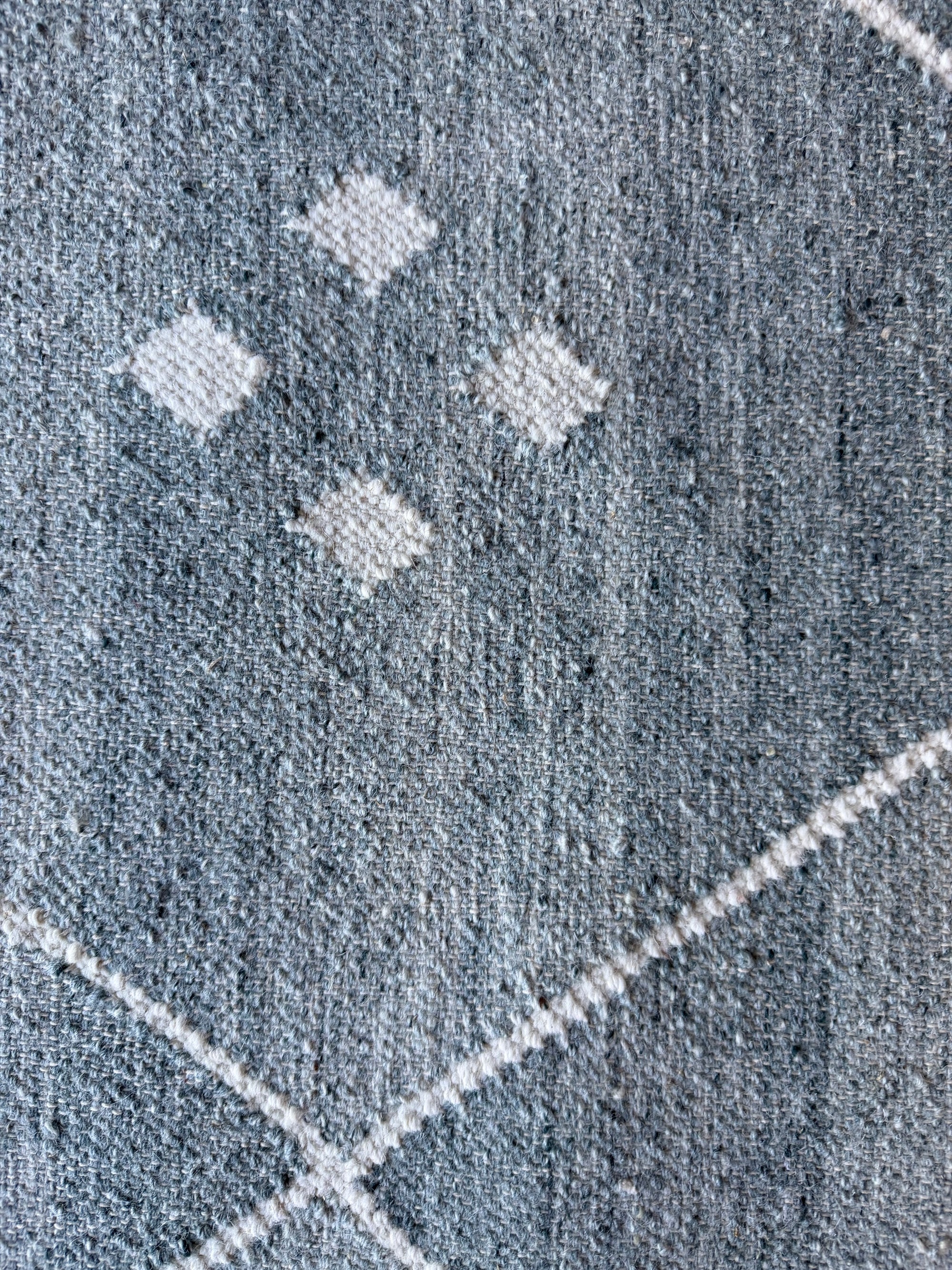 Sahara Mist Flatweave Wool green floor rug