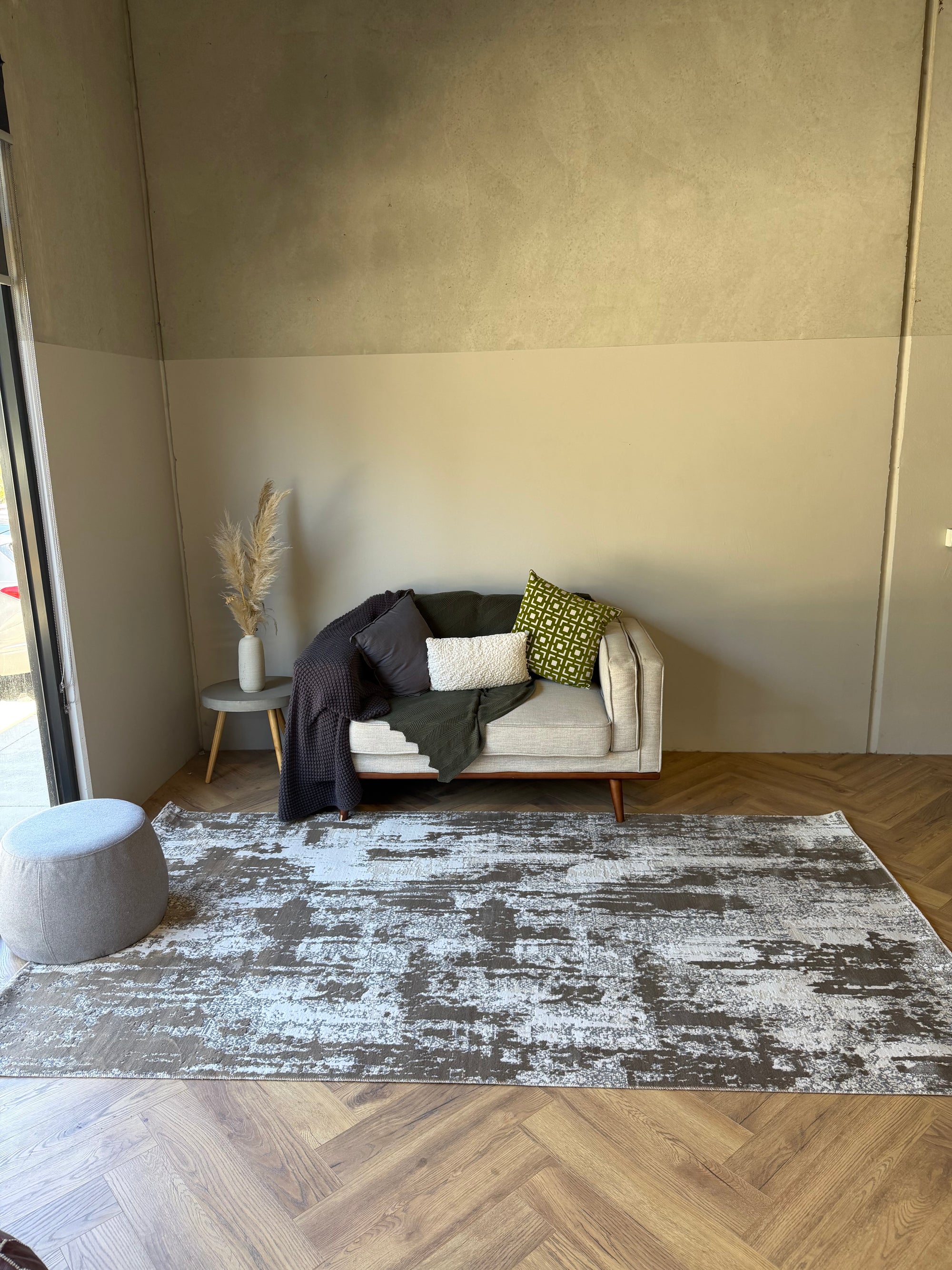 Historia Drift Grey Rug 160 x 300 cm