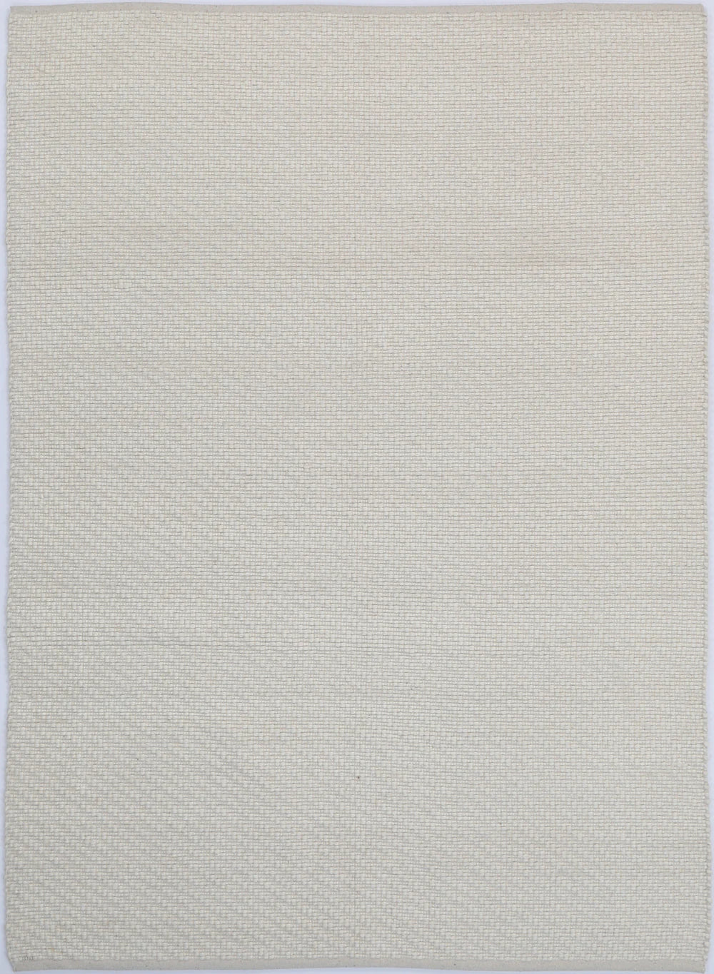 Basalt Ivory Wool Blend Textured Rug