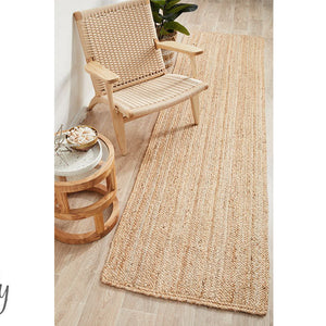 Bindi Natural Hand Braided Jute Oval Rug