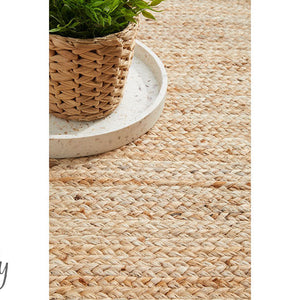 Bindi Natural Hand Braided Jute Rug