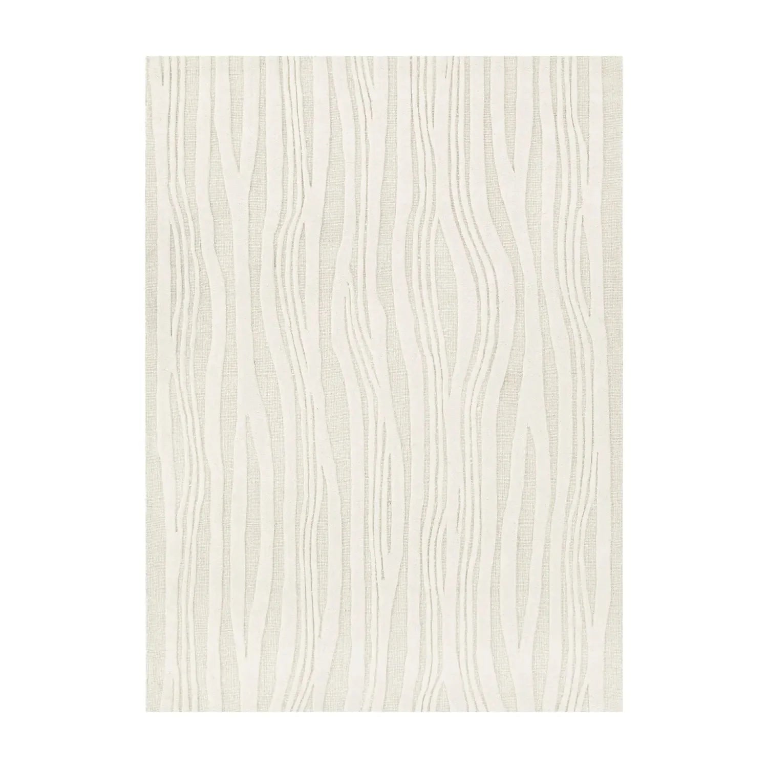 Les Nomades Sandstorm Ivory Wool Rug