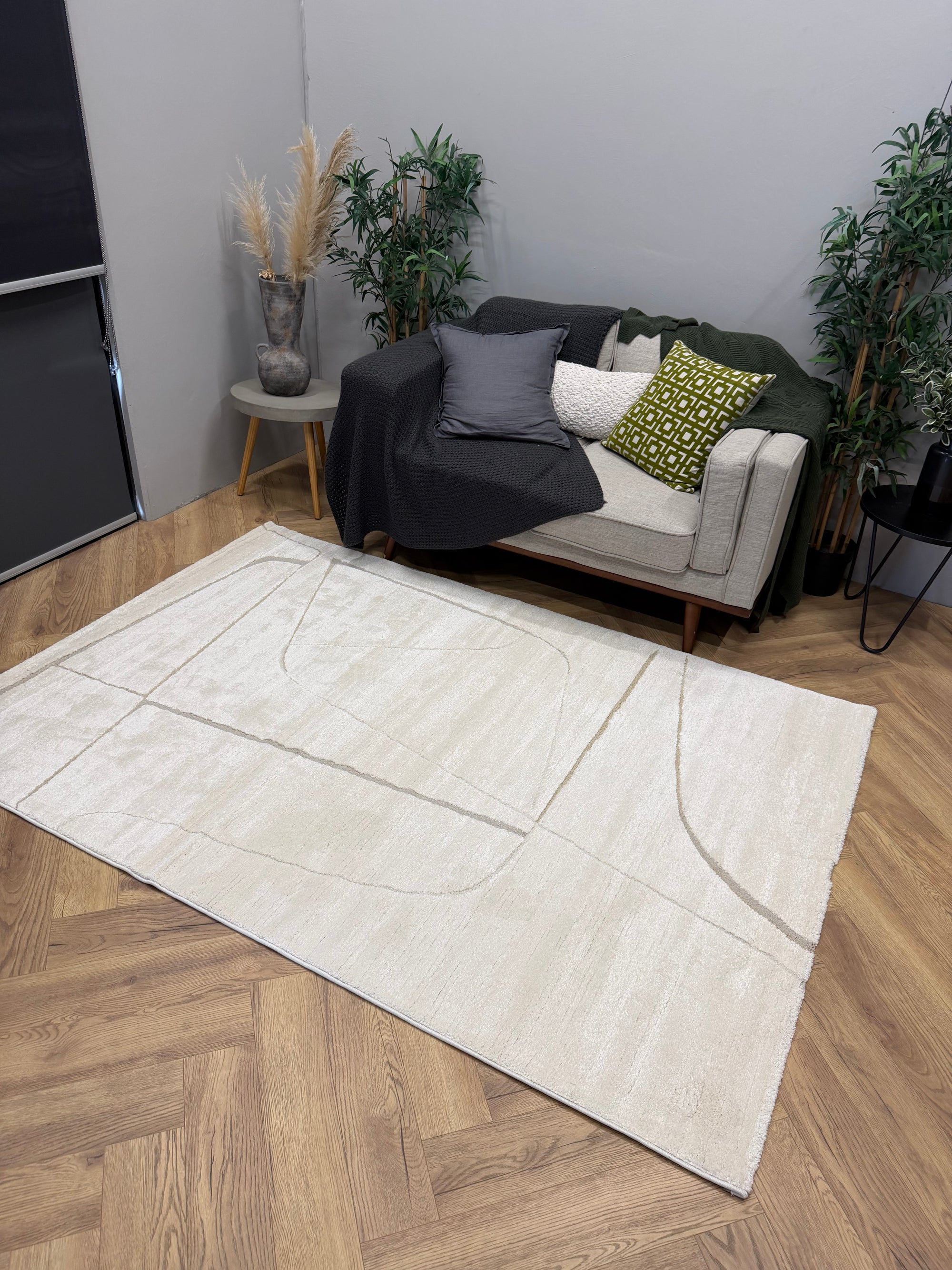 Empire Linework Cream Rug