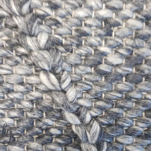 Darcy Diamond Charcoal Felted Wool Rug