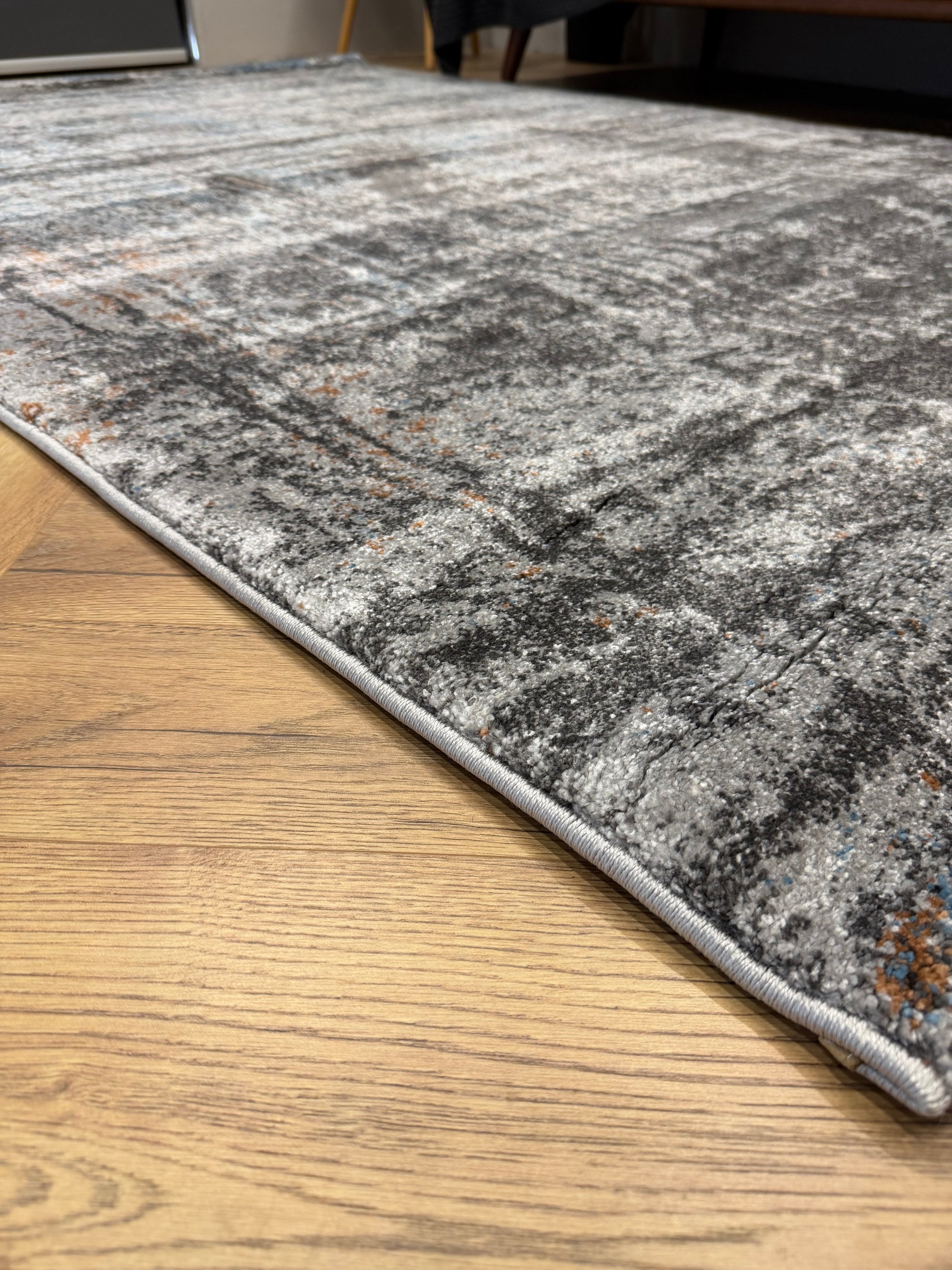 Crete blue grey Urban Slate Rug