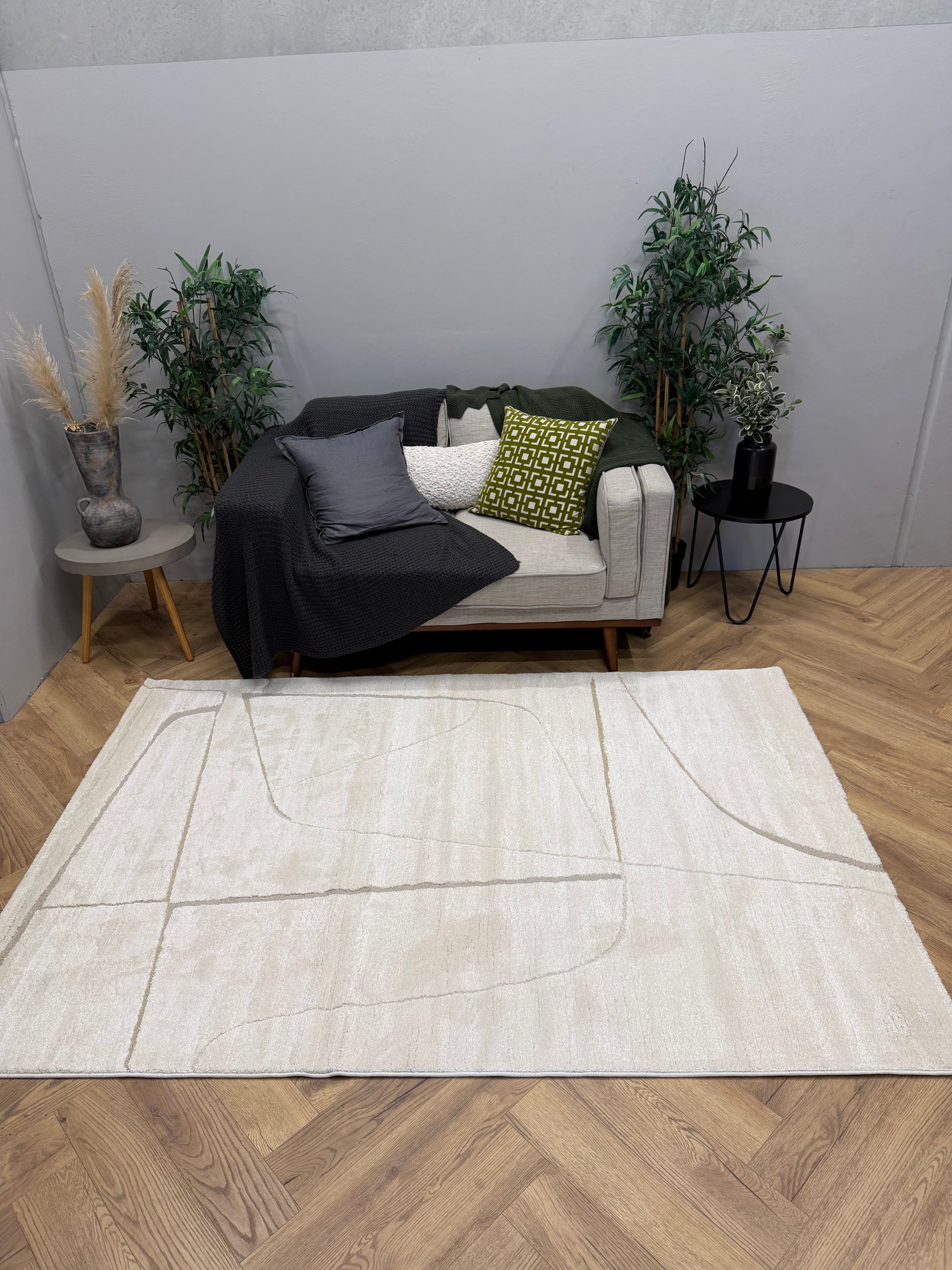 Empire Linework Cream Rug