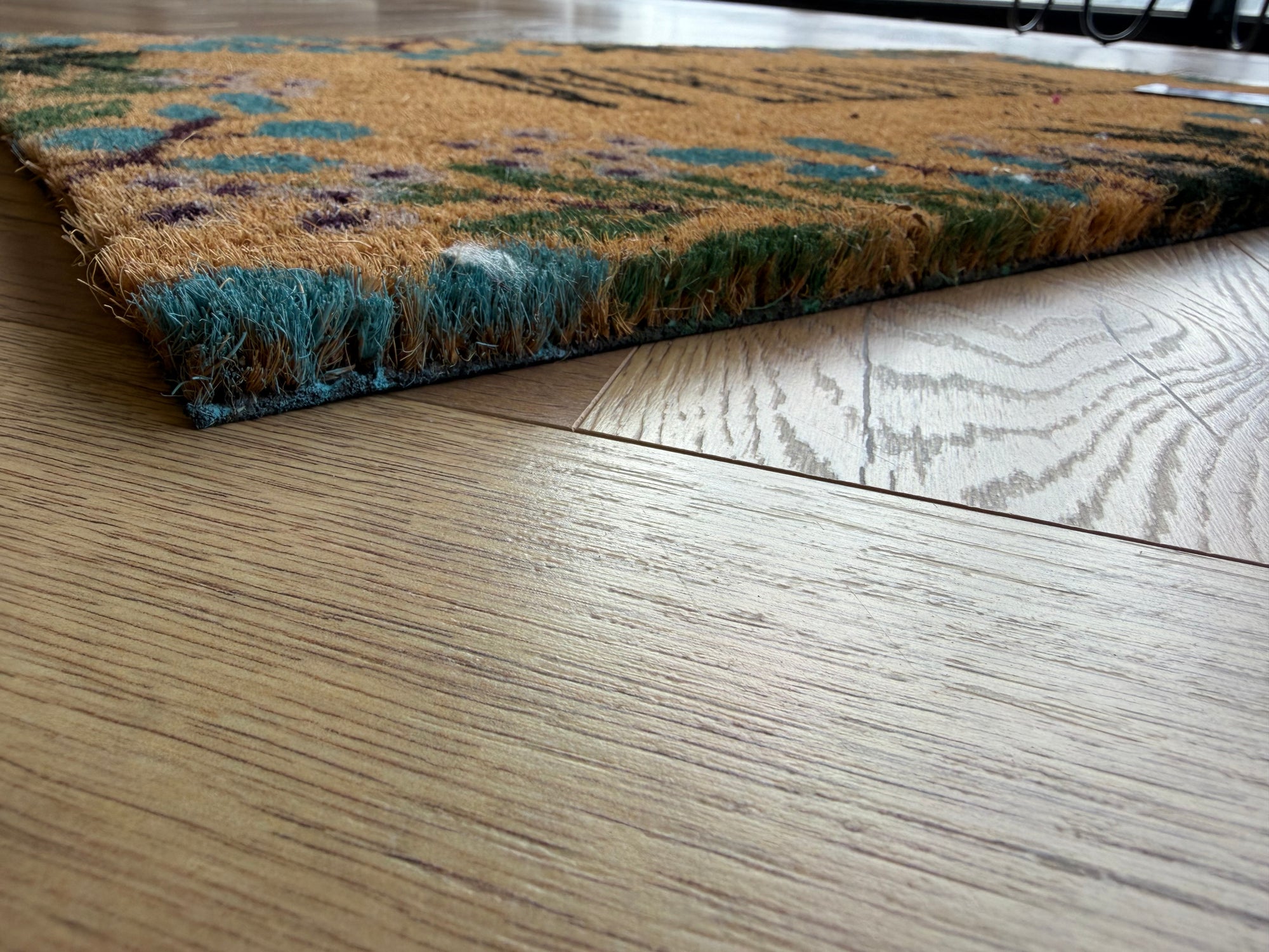 Outdoor Coir Mat - Floral Welcome