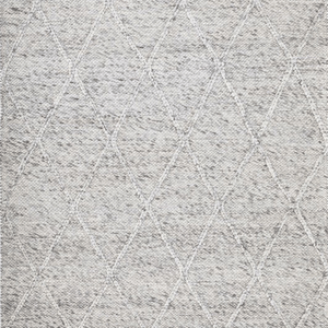 Darcy Diamond Light Grey Felted Wool Rug