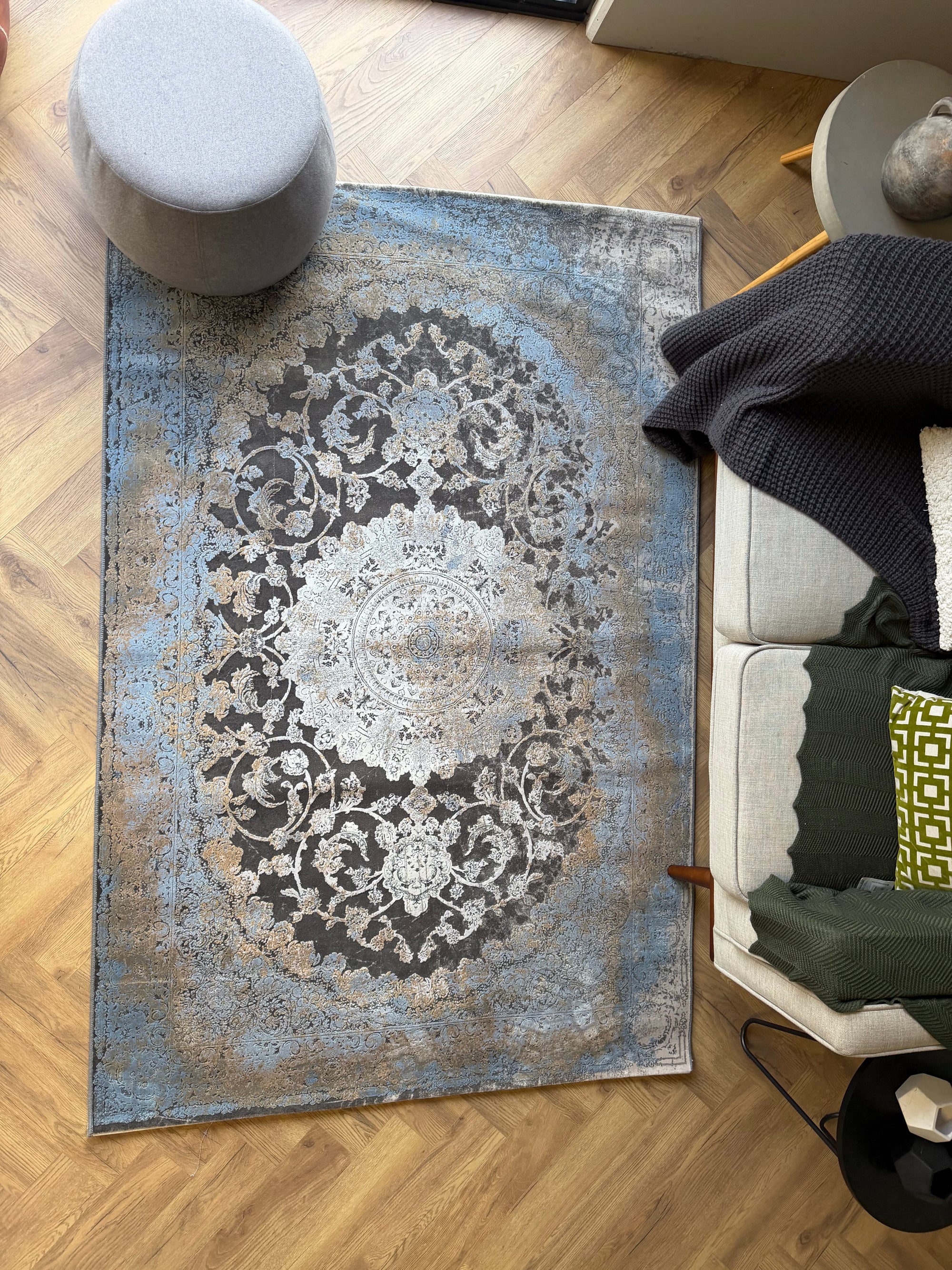 Flosker Royale Blue Persian 150 x 225 cm Rug