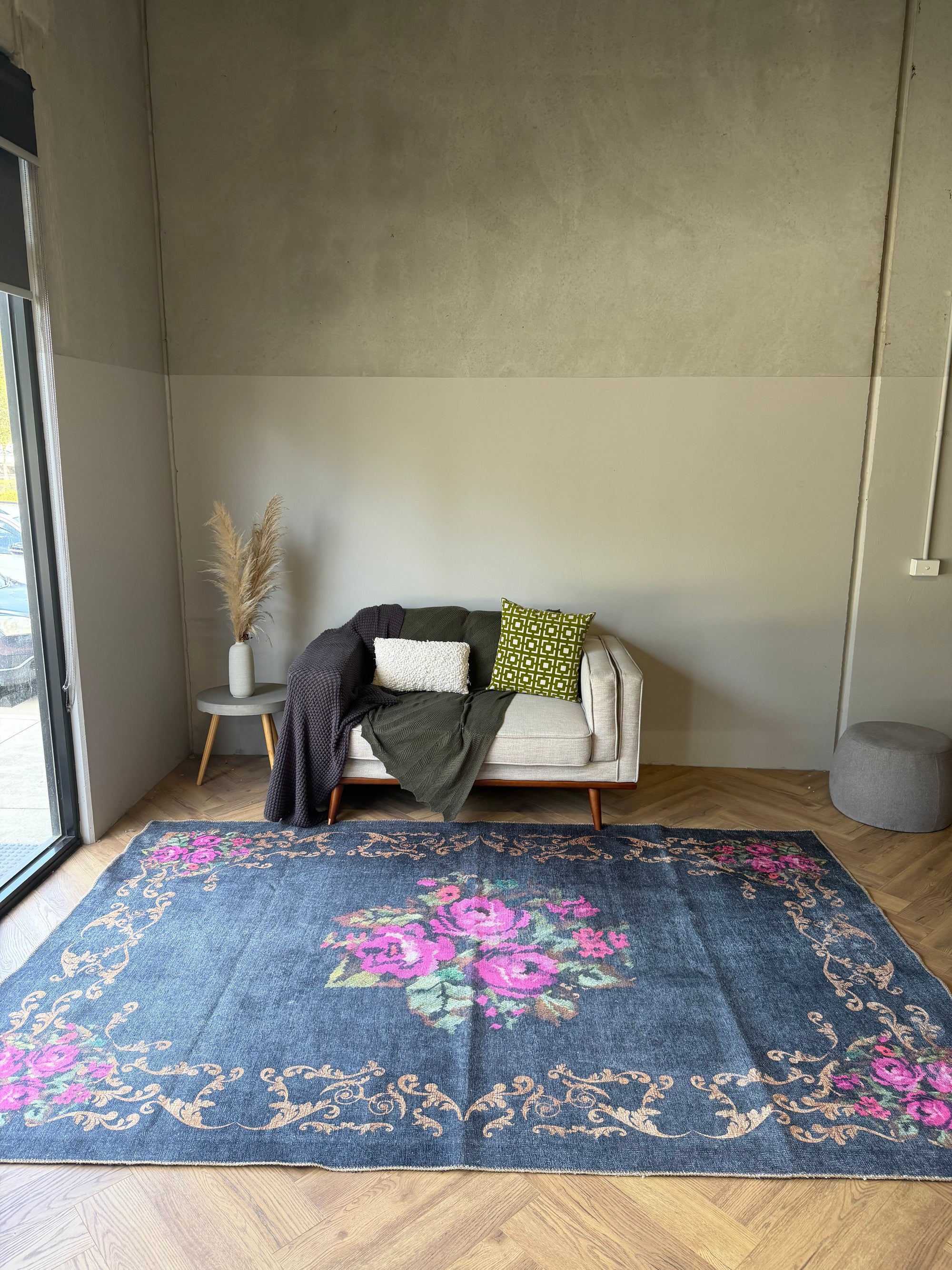 COZY MACHINE WASHABLE – Floral Vintage Rug 200x300
