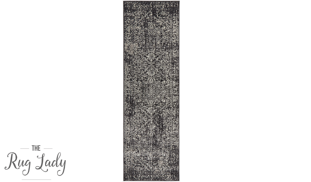 Awaken Charcoal Medallion Rug