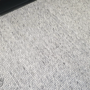 Essence Scandinavian Beige Silver Felted Wool Rug
