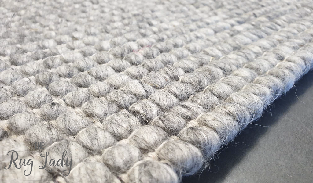 Essence Scandinavian Fox Silver Felted Wool Rug