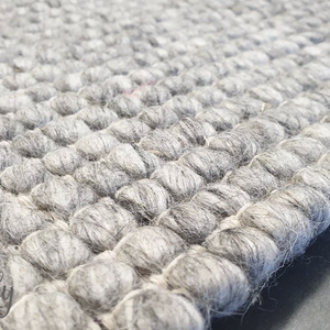 Essence Scandinavian Fox Silver Felted Wool Rug