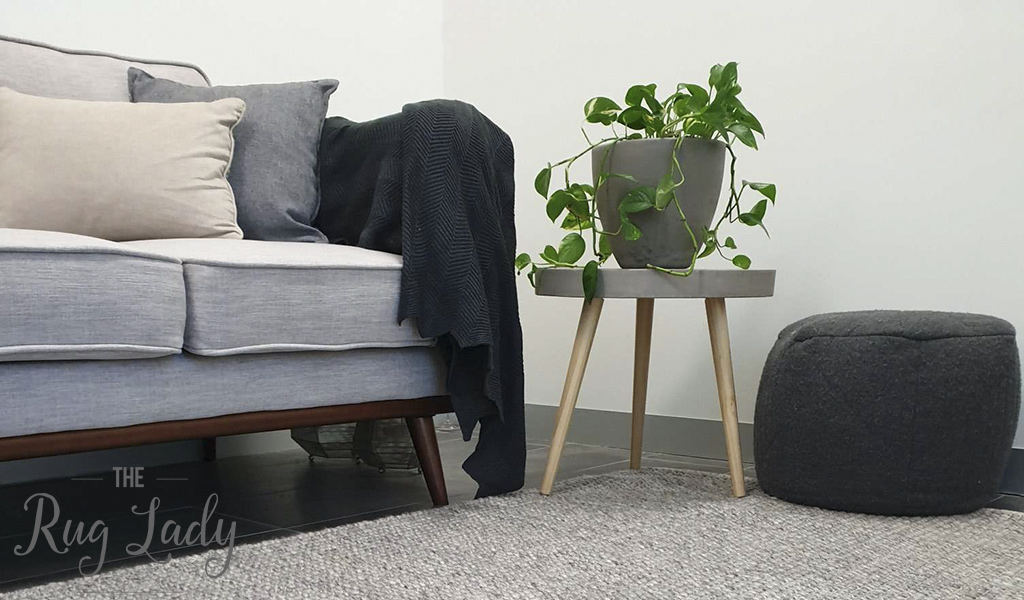 Essence Scandinavian Fox Silver Felted Wool Rug