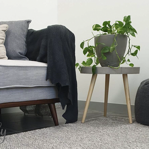 Essence Scandinavian Fox Silver Felted Wool Rug