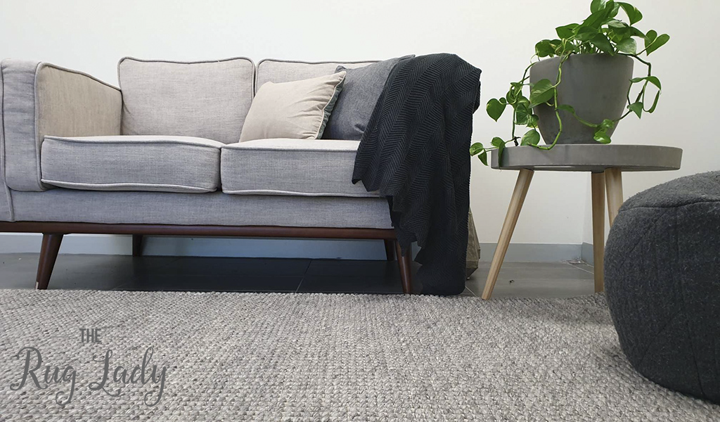 Essence Scandinavian Fox Silver Felted Wool Rug