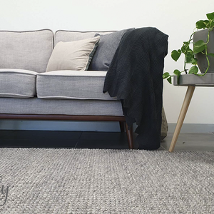 Essence Scandinavian Fox Silver Felted Wool Rug
