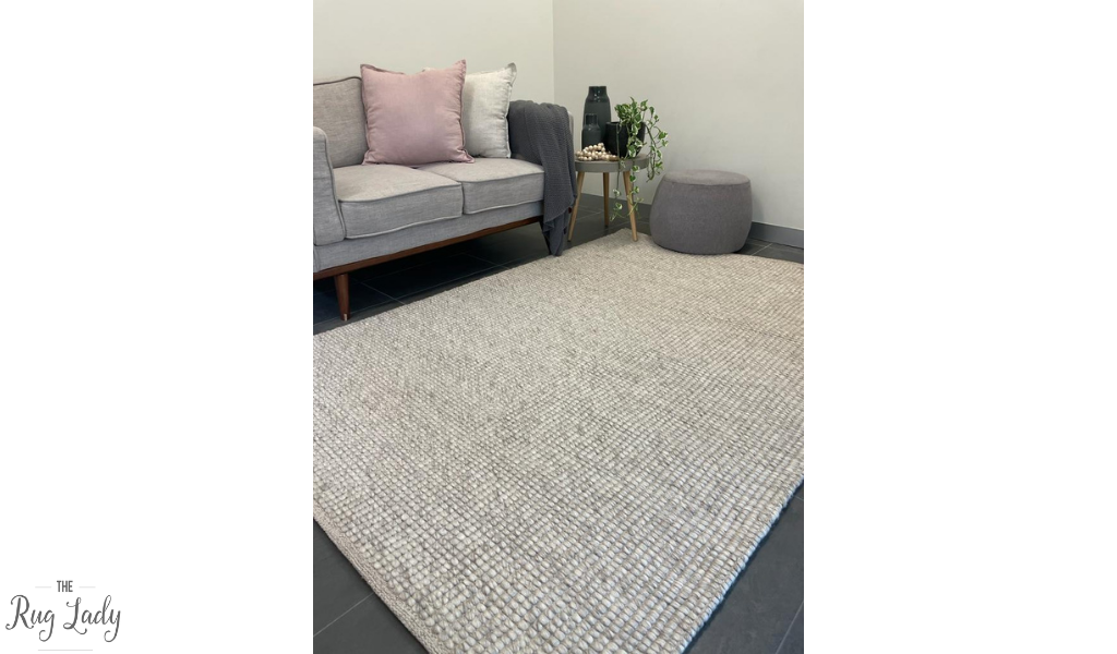 Essence Scandinavian Pumice Grey Felted Wool Rug