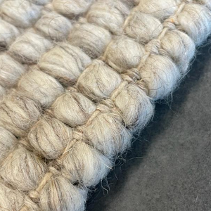 Essence Scandinavian Pumice Grey Felted Wool Rug