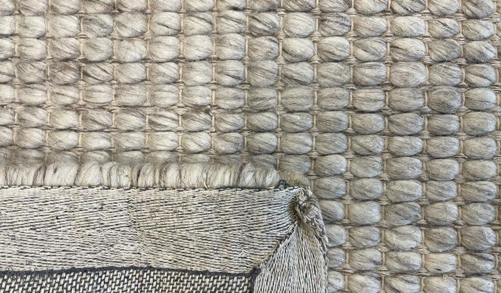 Essence Scandinavian Pumice Grey Felted Wool Rug