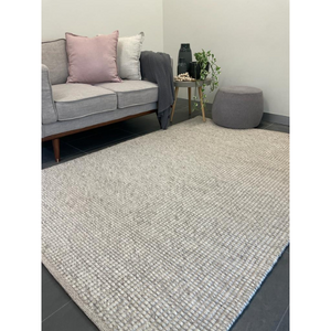 Essence Scandinavian Pumice Grey Felted Wool Rug