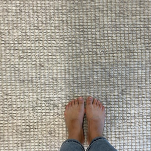 Essence Scandinavian Pumice Grey Felted Wool Rug