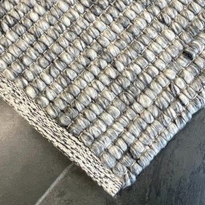Essence Scandinavian Silver Felted Wool Rug