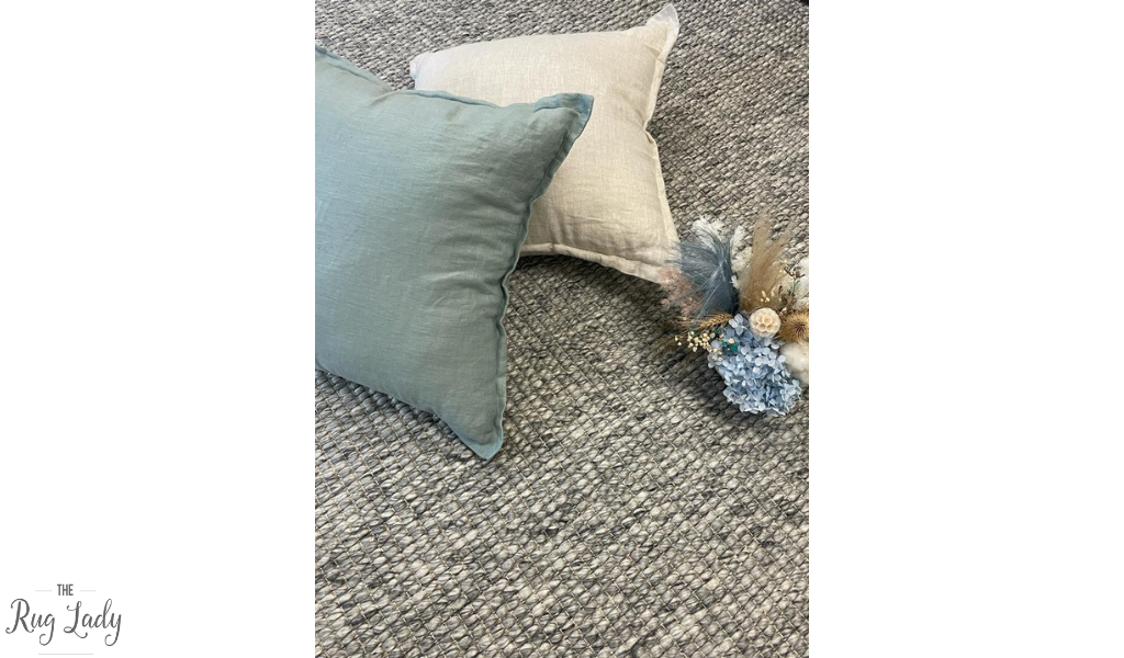 Essence Scandinavian Silver Felted Wool Rug