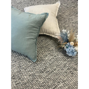 Essence Scandinavian Silver Felted Wool Rug