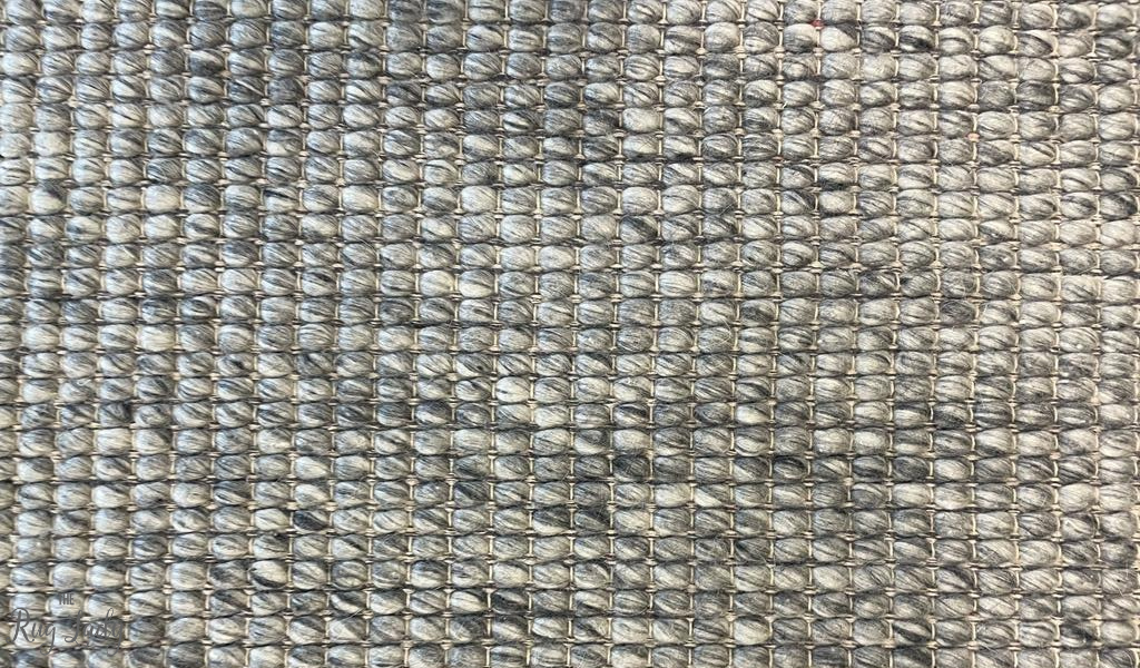 Essence Scandinavian Silver Felted Wool Rug