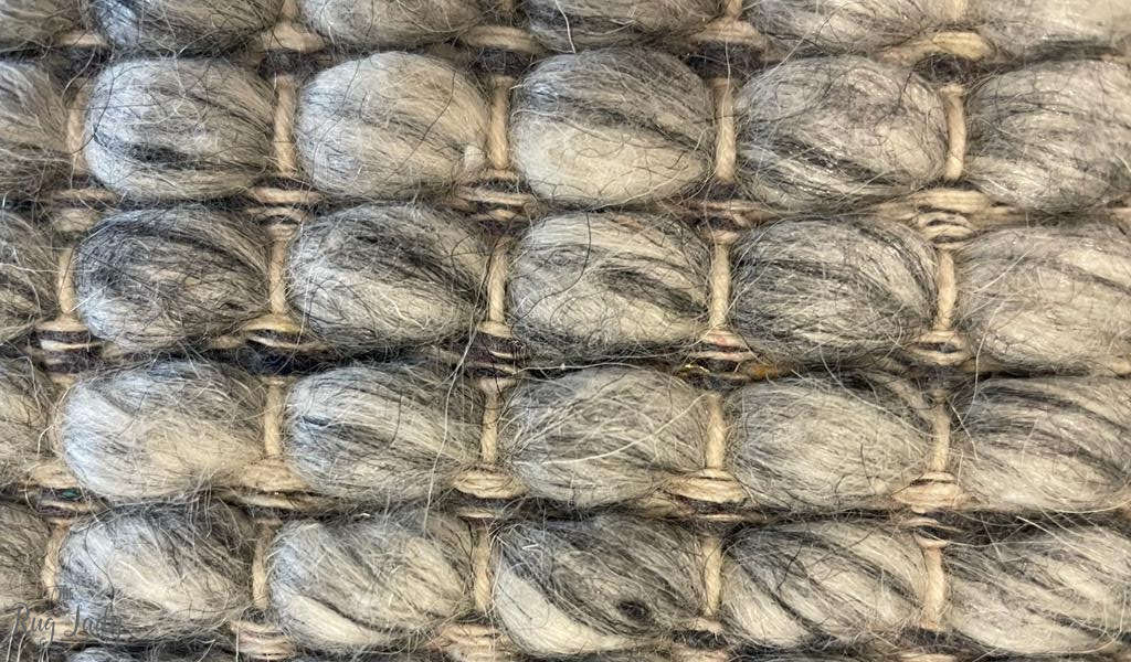 Essence Scandinavian Silver Felted Wool Rug