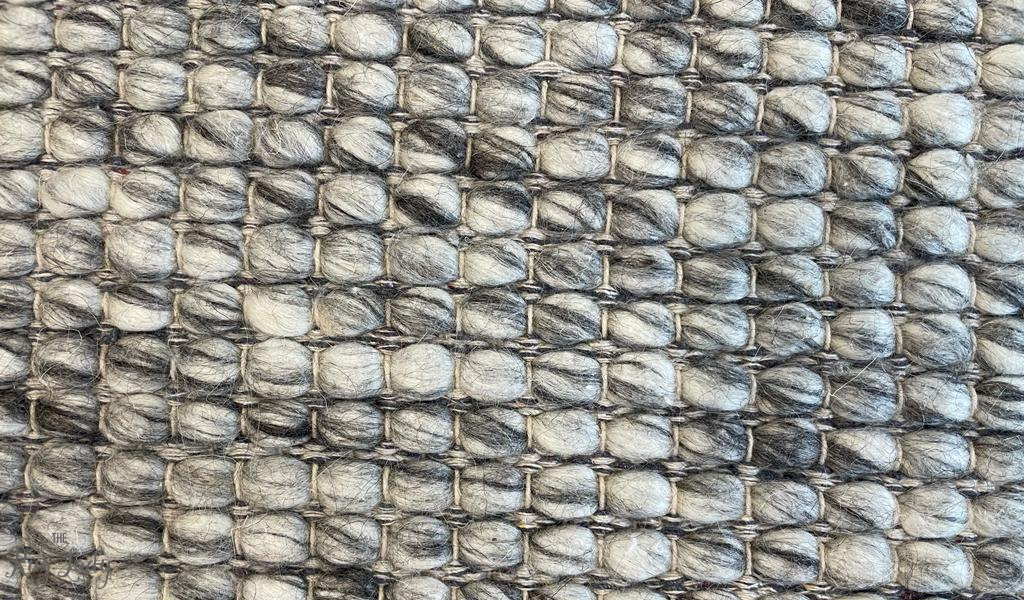 Essence Scandinavian Stone Grey Felted Wool Rug
