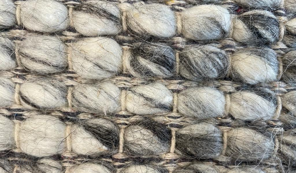 Essence Scandinavian Stone Grey Felted Wool Rug